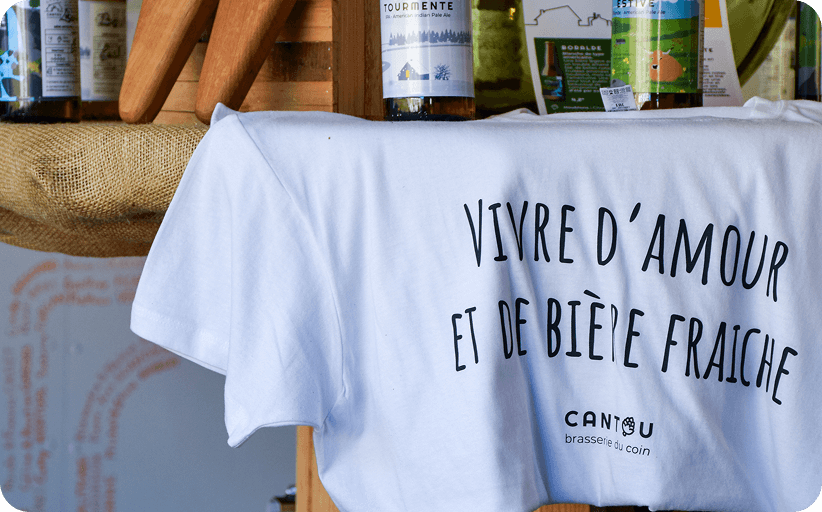 T-shirt brasserie